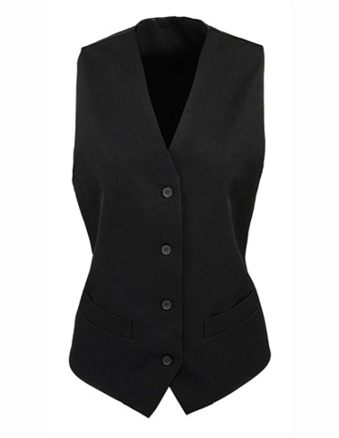 P-PR623-Womens Lined Polyester Waistcoat